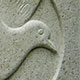 Dove in flight, hand-carved in Nabresina