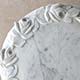Roses hand carved in Italian white marble