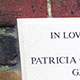 Wall plaque in Portland stone